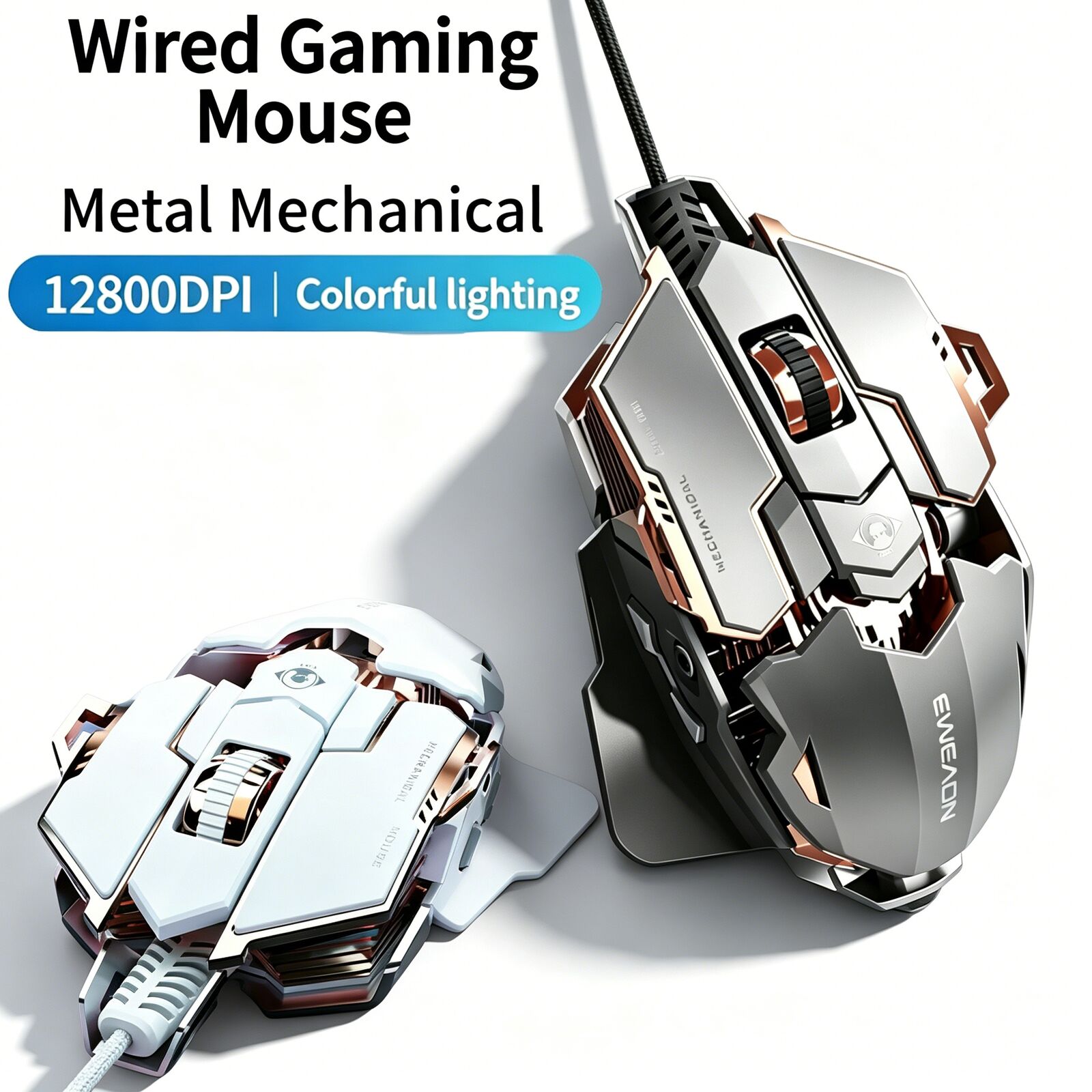 Gaming Console G5 - فأرة ألعاب سلكية G5 معدنية ميكانيكية