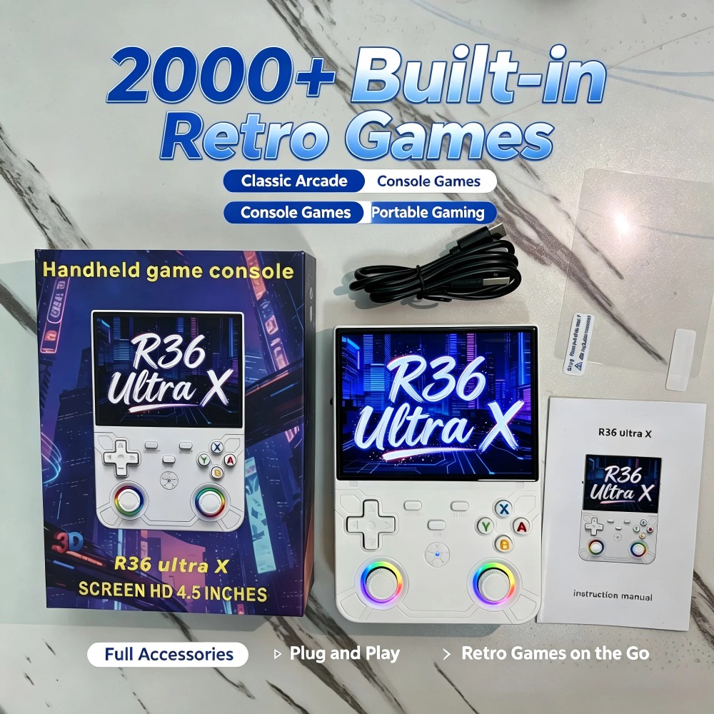 وحدة تحكم ألعاب محمولة R36 Ult - مراجعة Gaming Console R36 Ultra وسعره