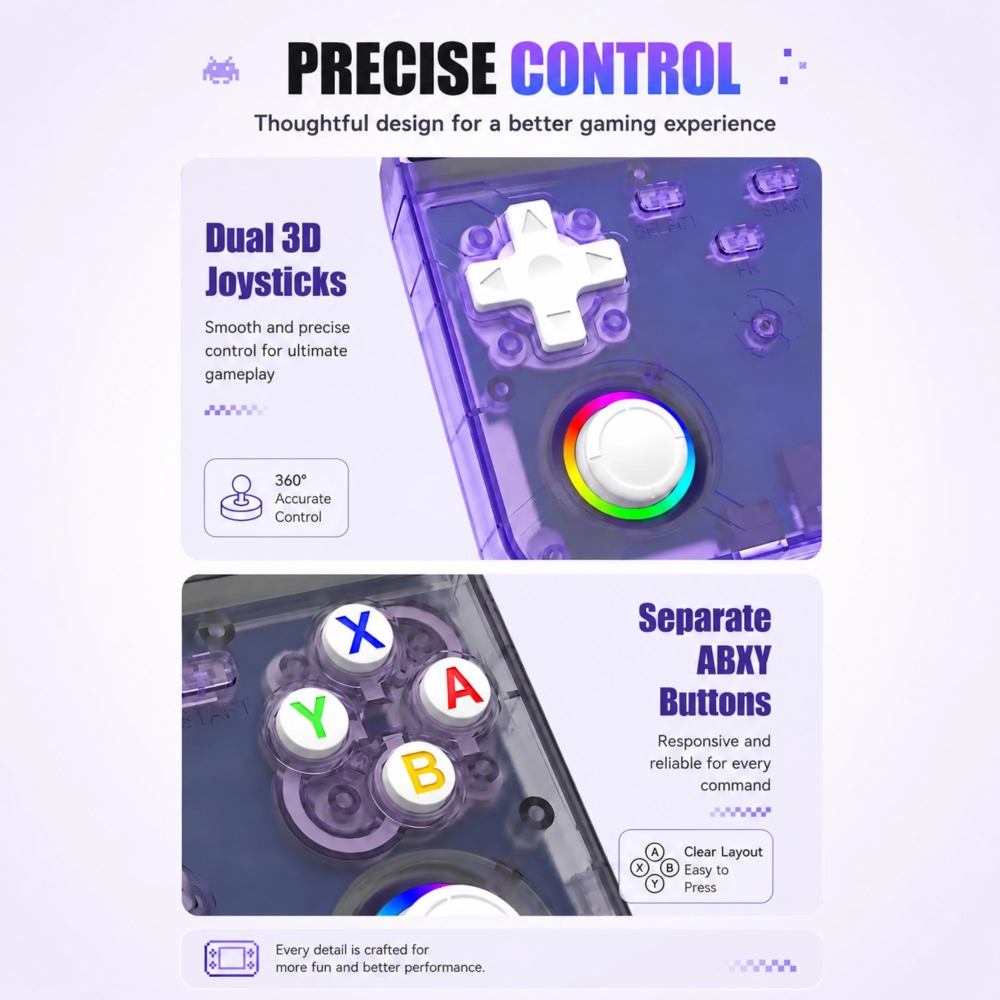 وحدة تحكم ألعاب محمولة R36 Ult - مراجعة Gaming Console R36 Ultra وسعره