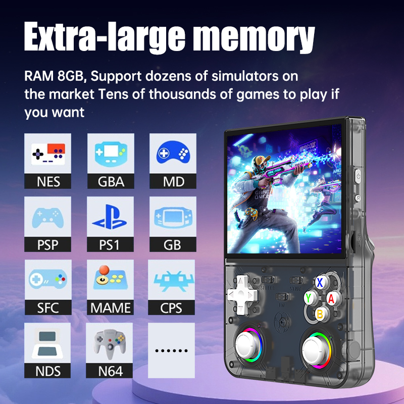 جهاز ألعاب فيديو محمول R36 Ult - مراجعة Gaming Console R36 Ultra وسعره