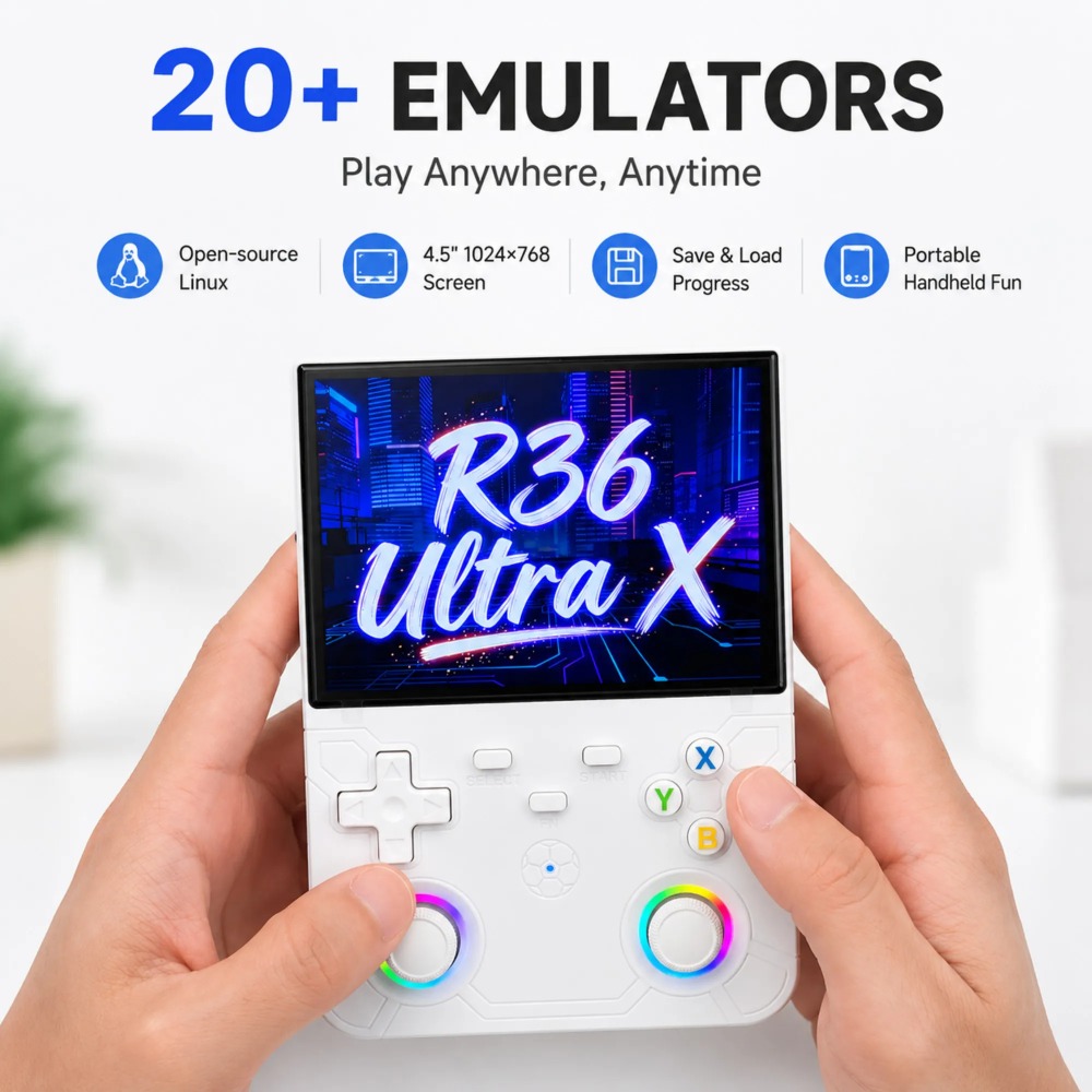 جهاز ألعاب محمول R36 Ultra X ر - مراجعة Gaming Console R36 Ultra وسعره