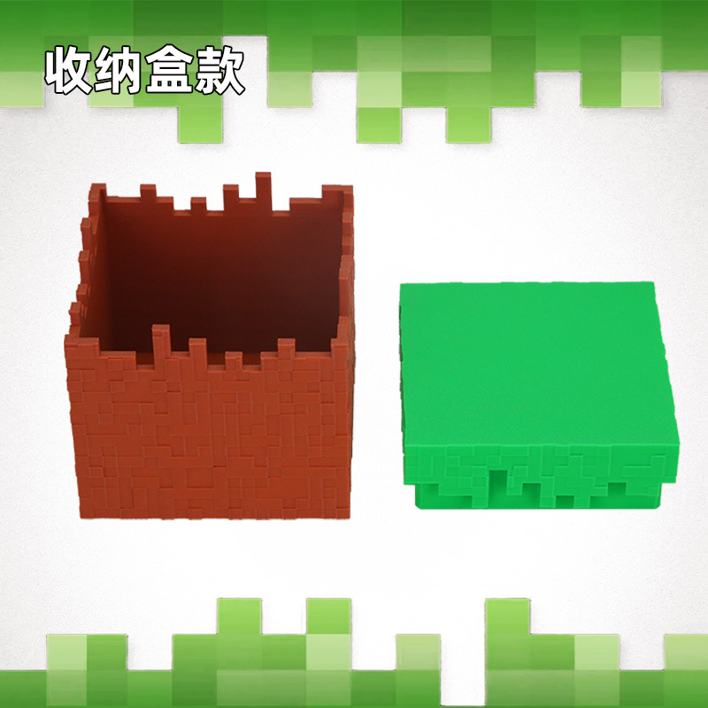 صندوق تخزين مكتبي بتصميم مكعب  - مراجعة Gaming Console With Minecraft وسعره
