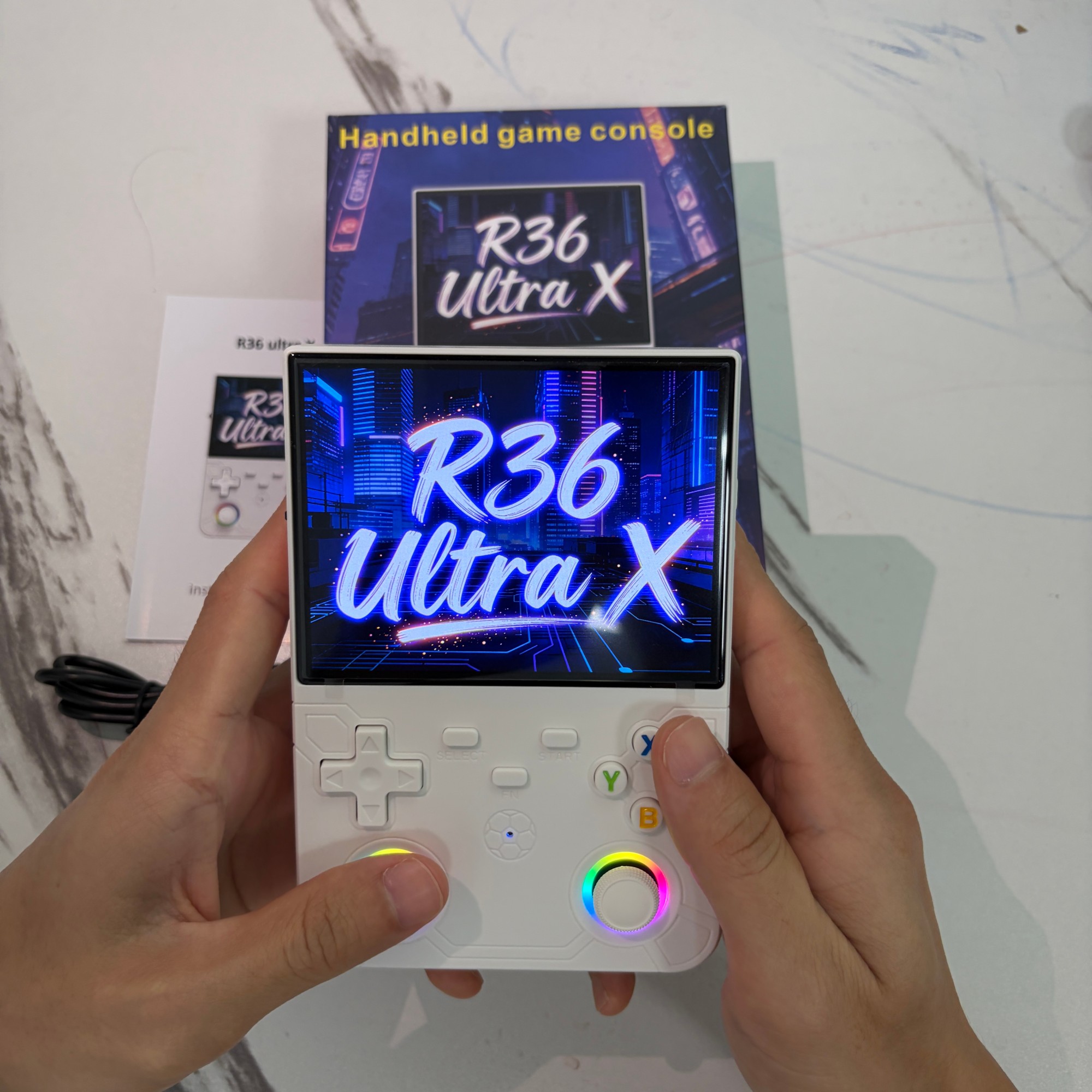 جهاز ألعاب محمول R36 Ultra X م - مراجعة Gaming Console R36 Ultra وسعره