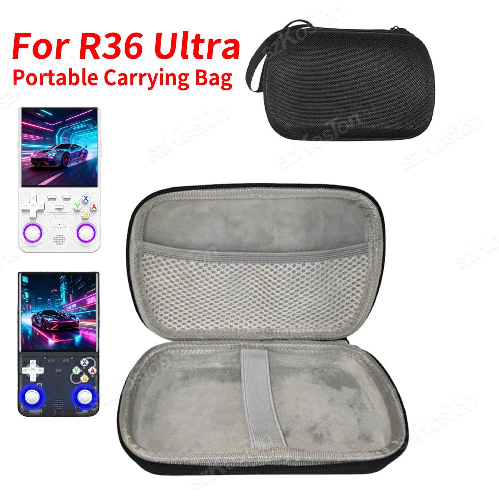 حقيبة حمل EVA محمولة لوحدة الت - مراجعة Gaming Console R36 Ultra وسعره